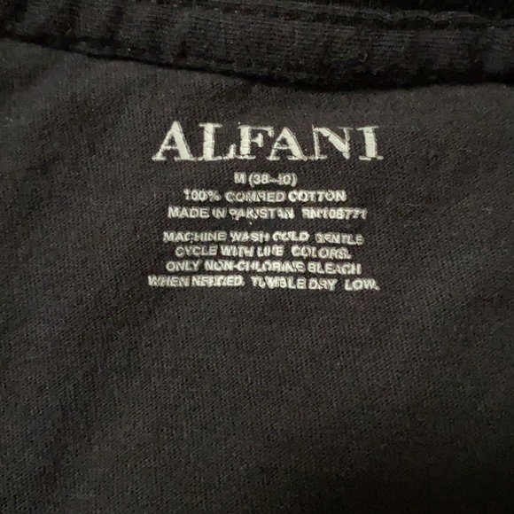 Alfani Medium Black Shirt - Picture 2 of 4